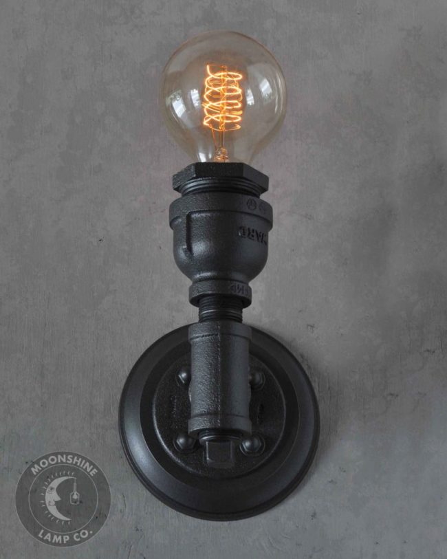 Industrial Pipe Rustic Wall Sconce